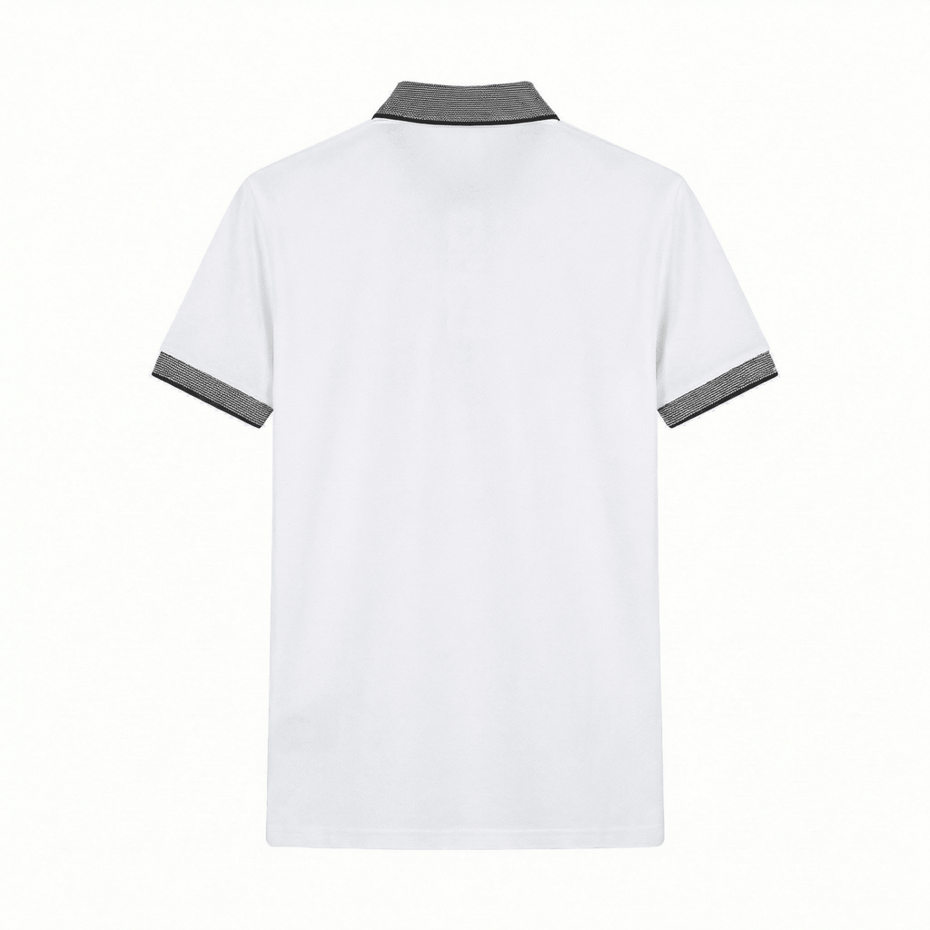 Camiseta 185017 Tipo Polo Blanca Para Hombre