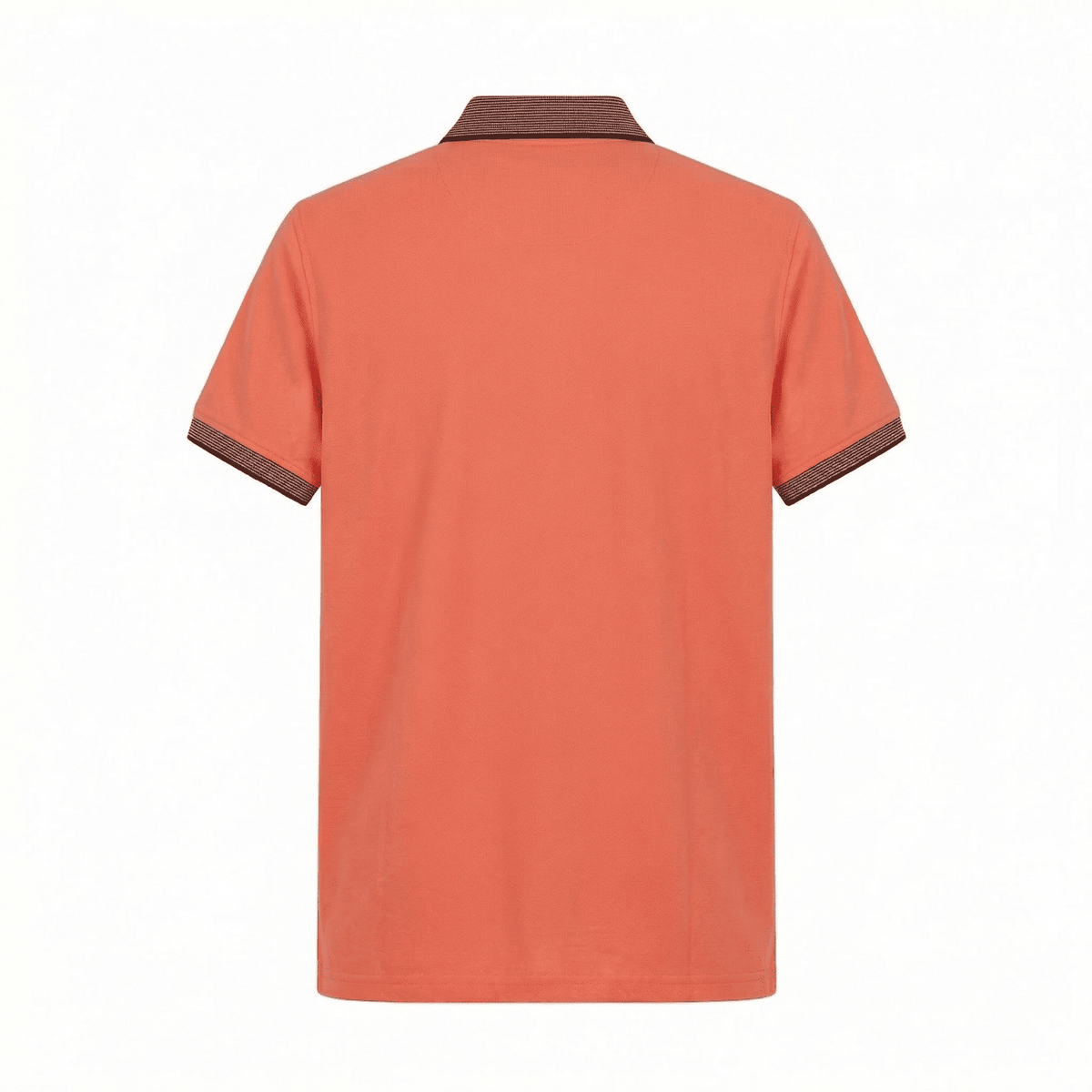Camiseta 185017 Tipo Polo Naranjada Para Hombre