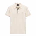 Camiseta 185025 Tipo Polo Crema para hombre