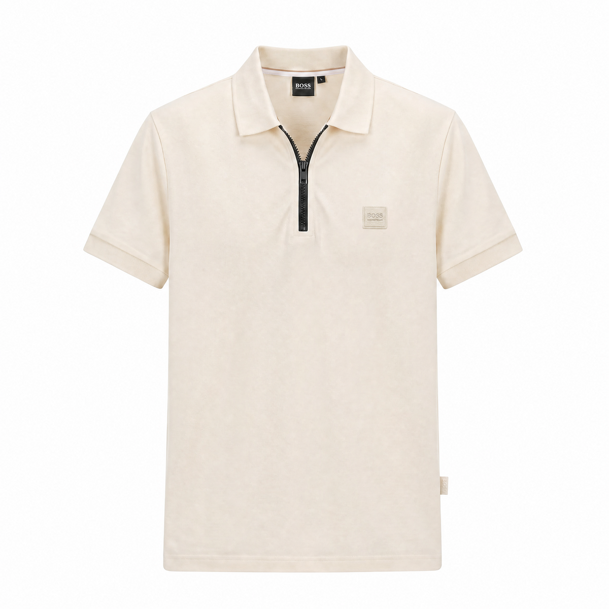 Camiseta 185025 Tipo Polo Crema para hombre
