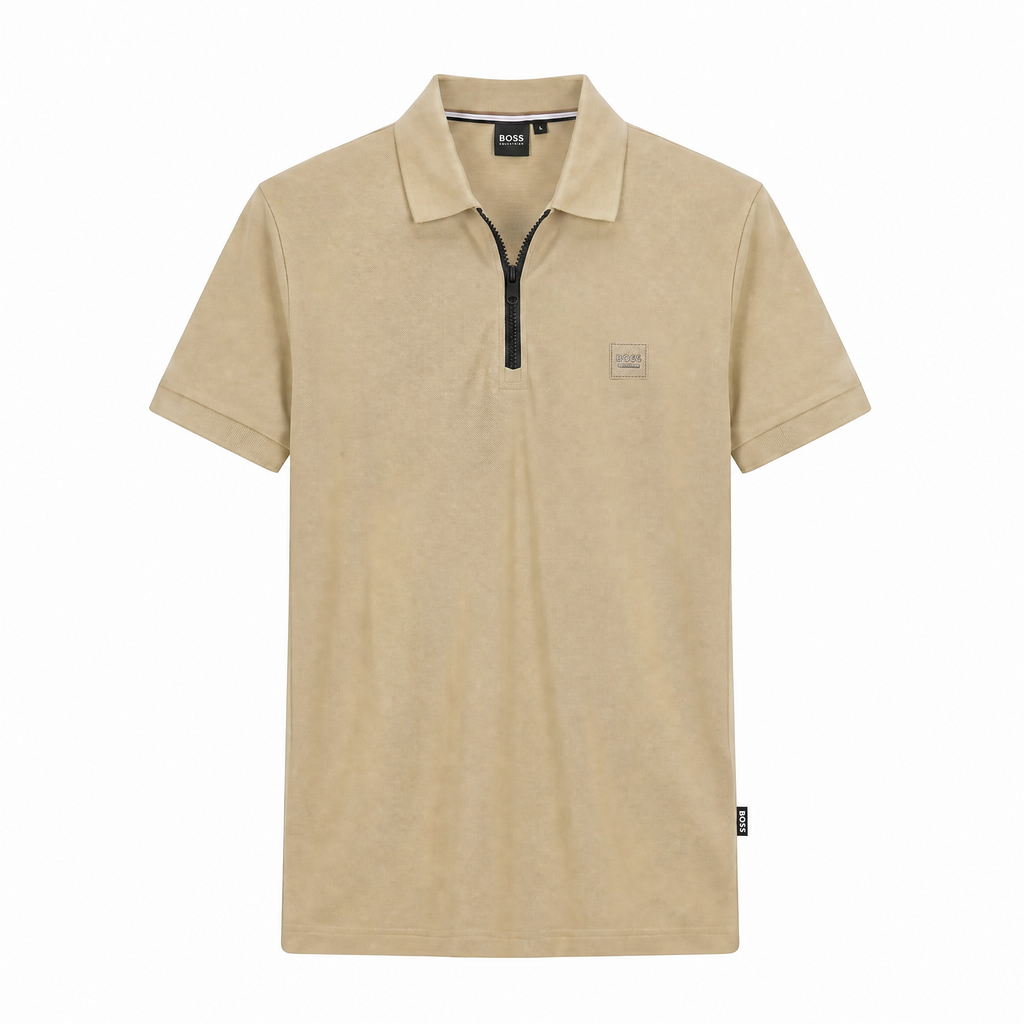 Camiseta 185025 Tipo Polo Khaki para hombre