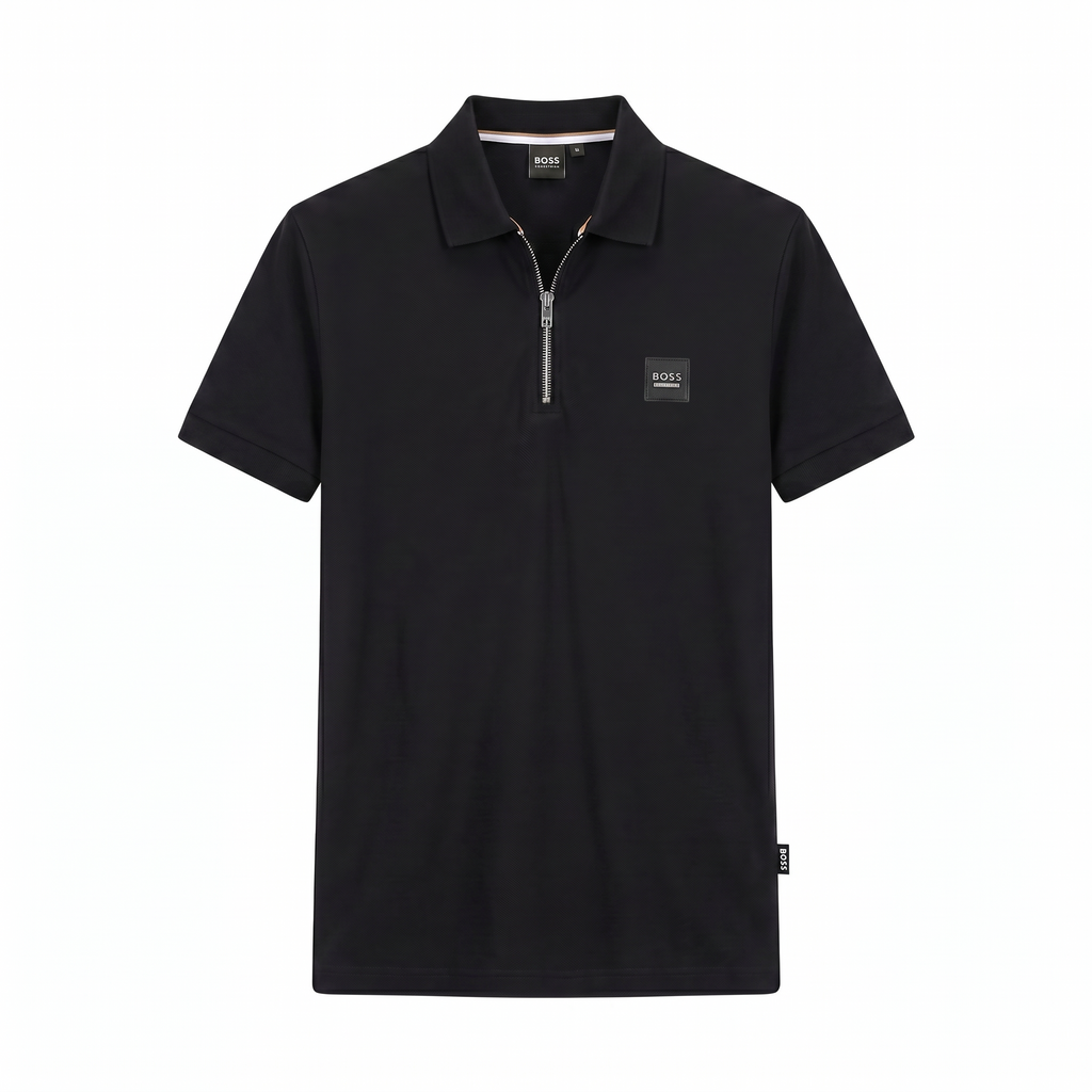 Camiseta 185025 Tipo Polo Negro para hombre