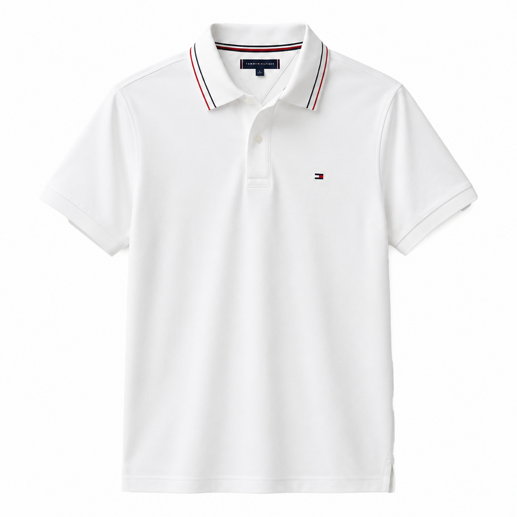 Camiseta 185049 Tipo Polo Blanco para hombre