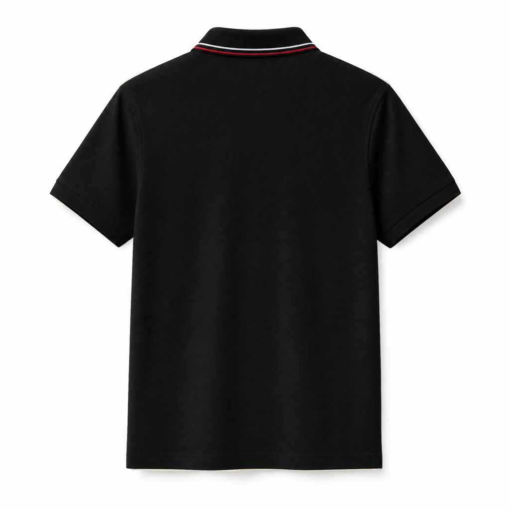 Camiseta 185049 Tipo Polo Negro para hombre