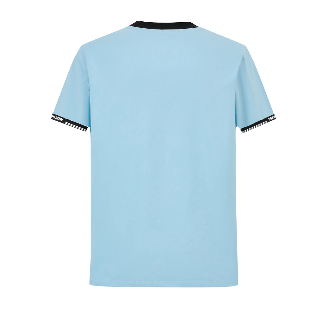 Camiseta 66632 Básica Azul Claro Para Hombre