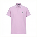 Camiseta 22335# Tipo Polo Morada Para Hombre