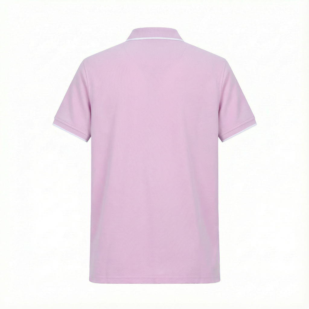 Camiseta 22335# Tipo Polo Morada Para Hombre