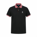 Camiseta 22347# Tipo Polo Negra Para Hombre