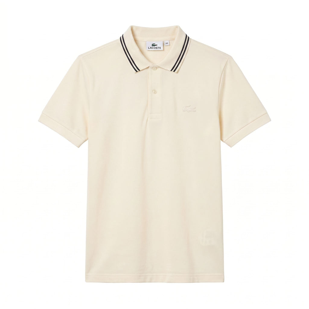 Camiseta 918011 Tipo Polo Crema para hombre
