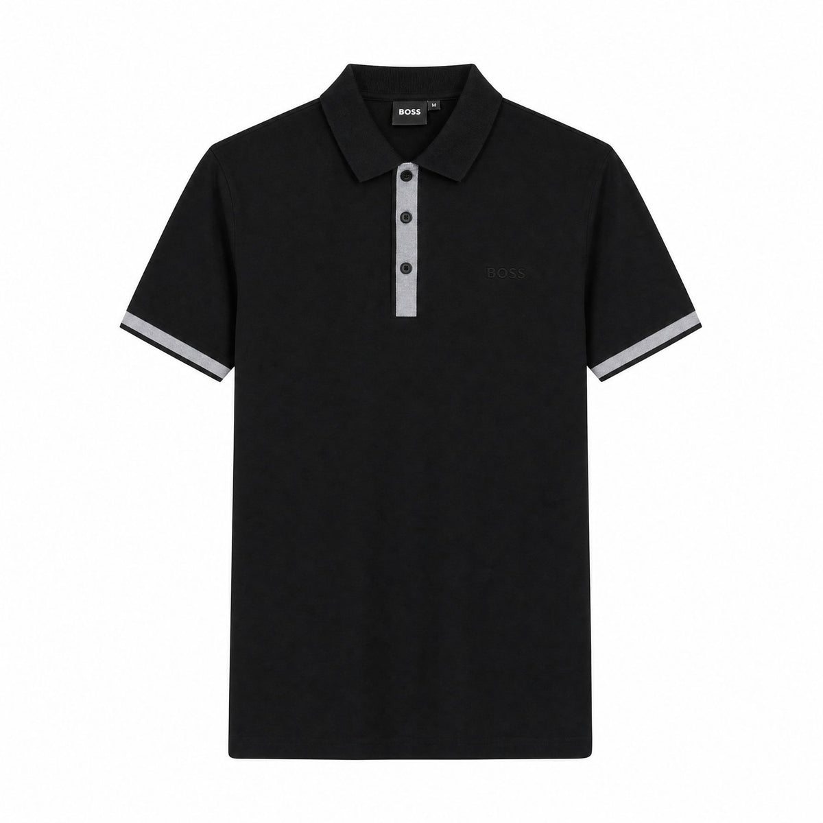 Camiseta 918013 Tipo Polo Negro para hombre