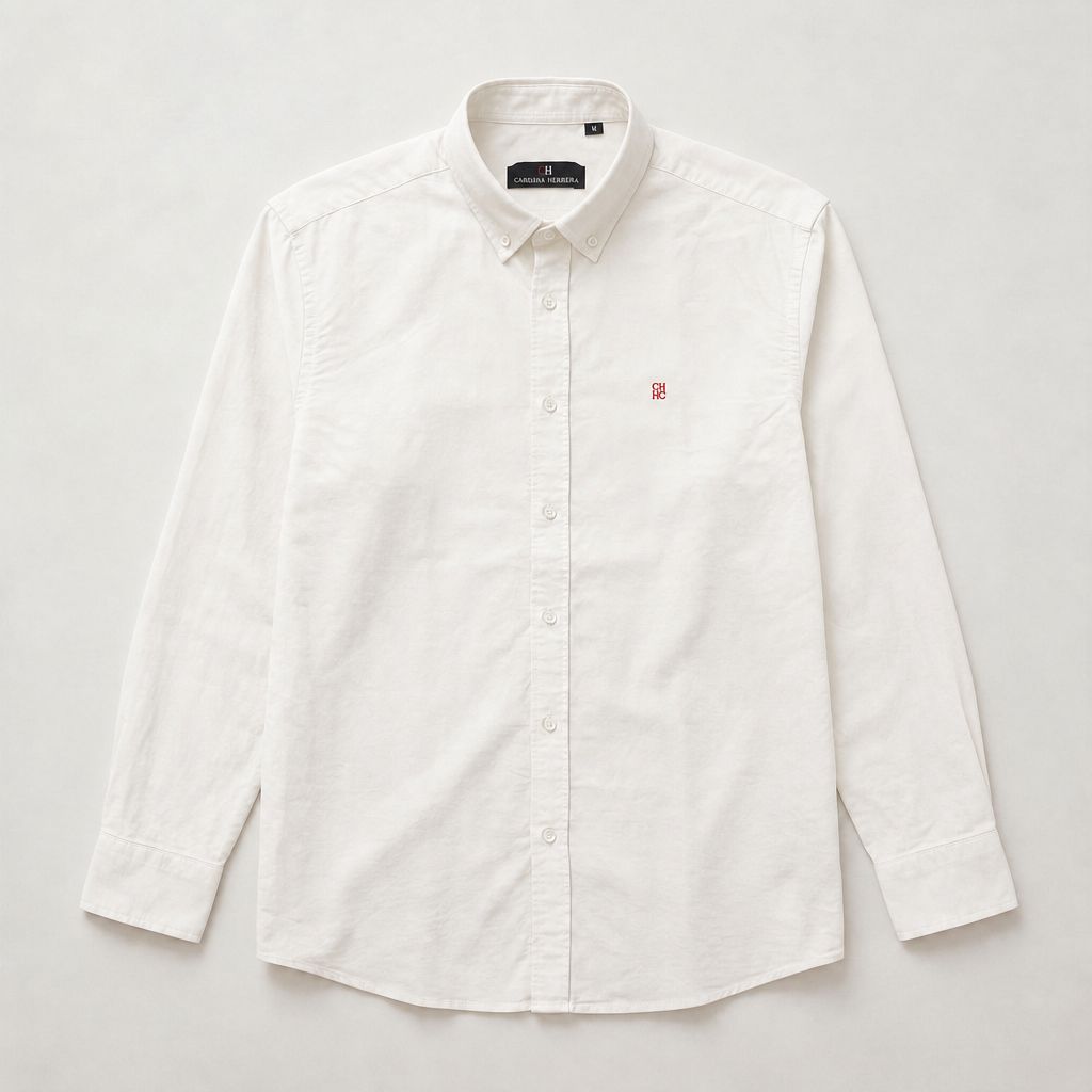 Camiseta 50018 Manga larga Crema para hombre