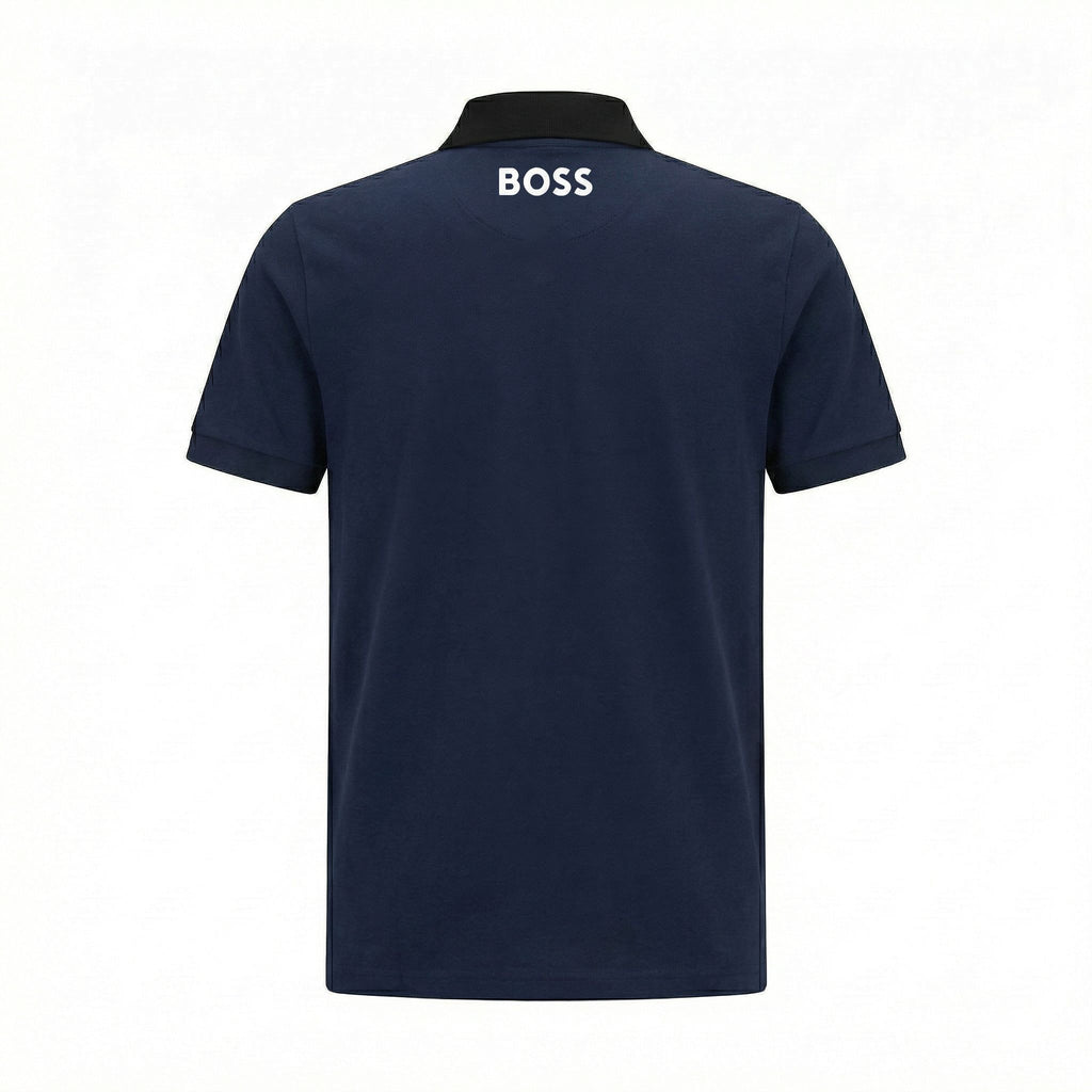 Camiseta 918006 Tipo Polo Azul Oscuro para hombre