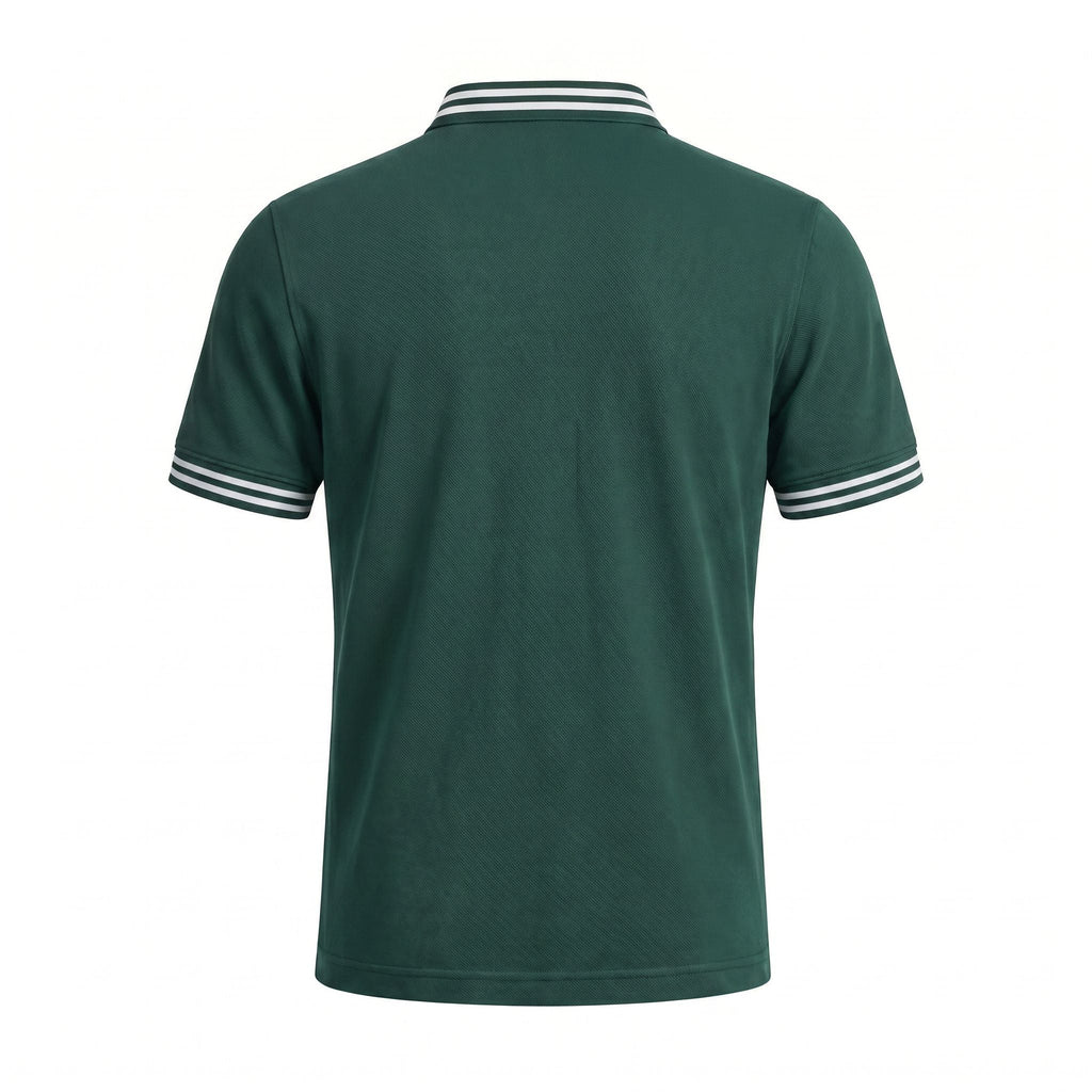 Camiseta 918010 Tipo Polo Verde Oscuro para hombre