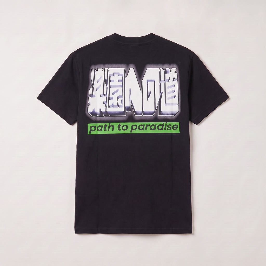 Camiseta 661117 Estampada Negra