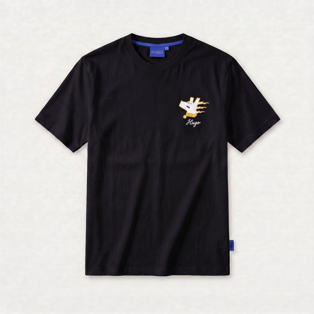 Camiseta 921004 Básica Negro para hombre