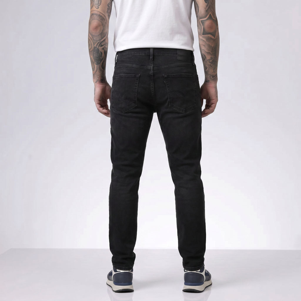 Jean LE LEZF017 Negro Para Hombre