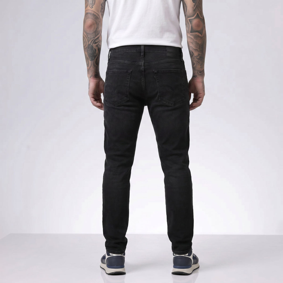 Jean LE LEZF017 Negro Para Hombre