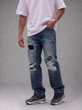 Jean PP PU069L Azul Para Hombre