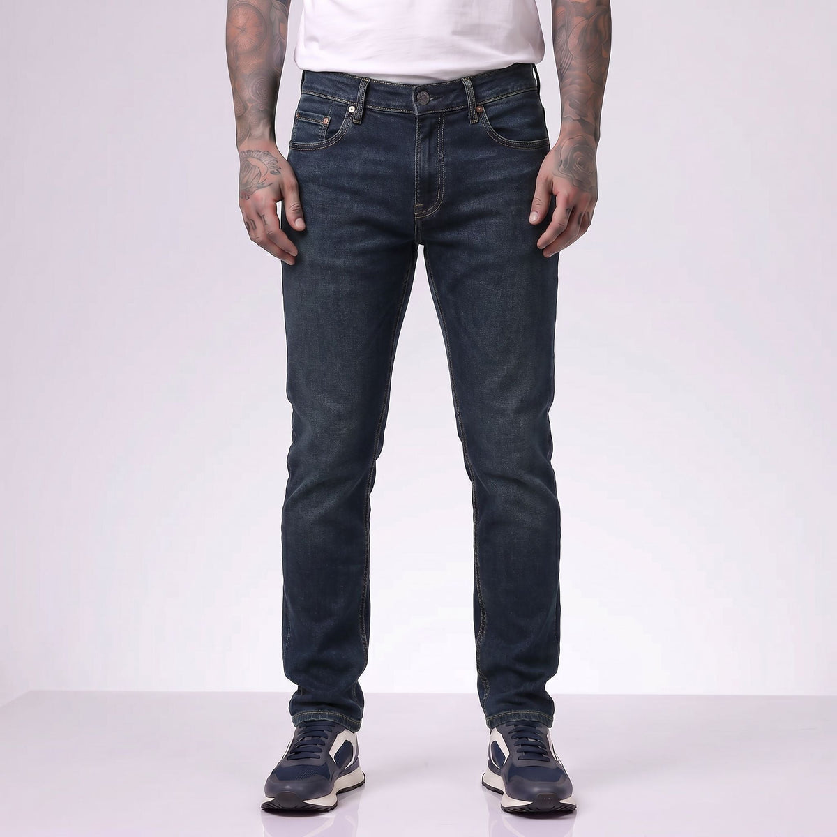 Jean LE CK072 Azul Para Hombre