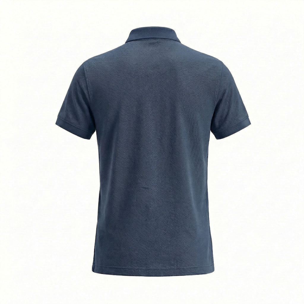 Camiseta 38032 Tipo Polo Azul Oscuro Para Hombre