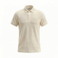 Camiseta 38032 Tipo Polo Crema Para Hombre