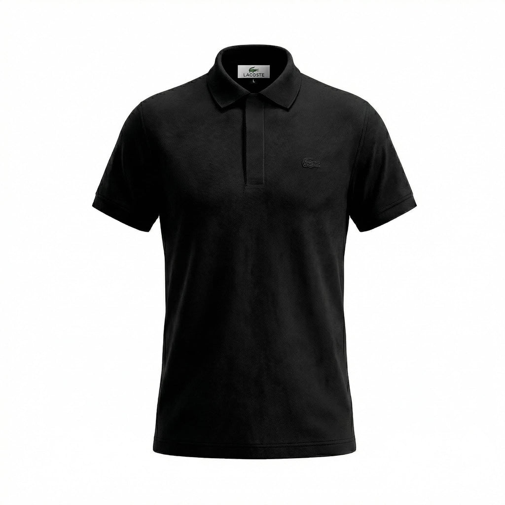 Camiseta 38032 Tipo Polo Negra  Para Hombre