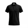 Camiseta 38032 Tipo Polo Negra  Para Hombre
