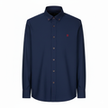 Camisa 50004 Azul Oscuro Manga Larga para Hombre