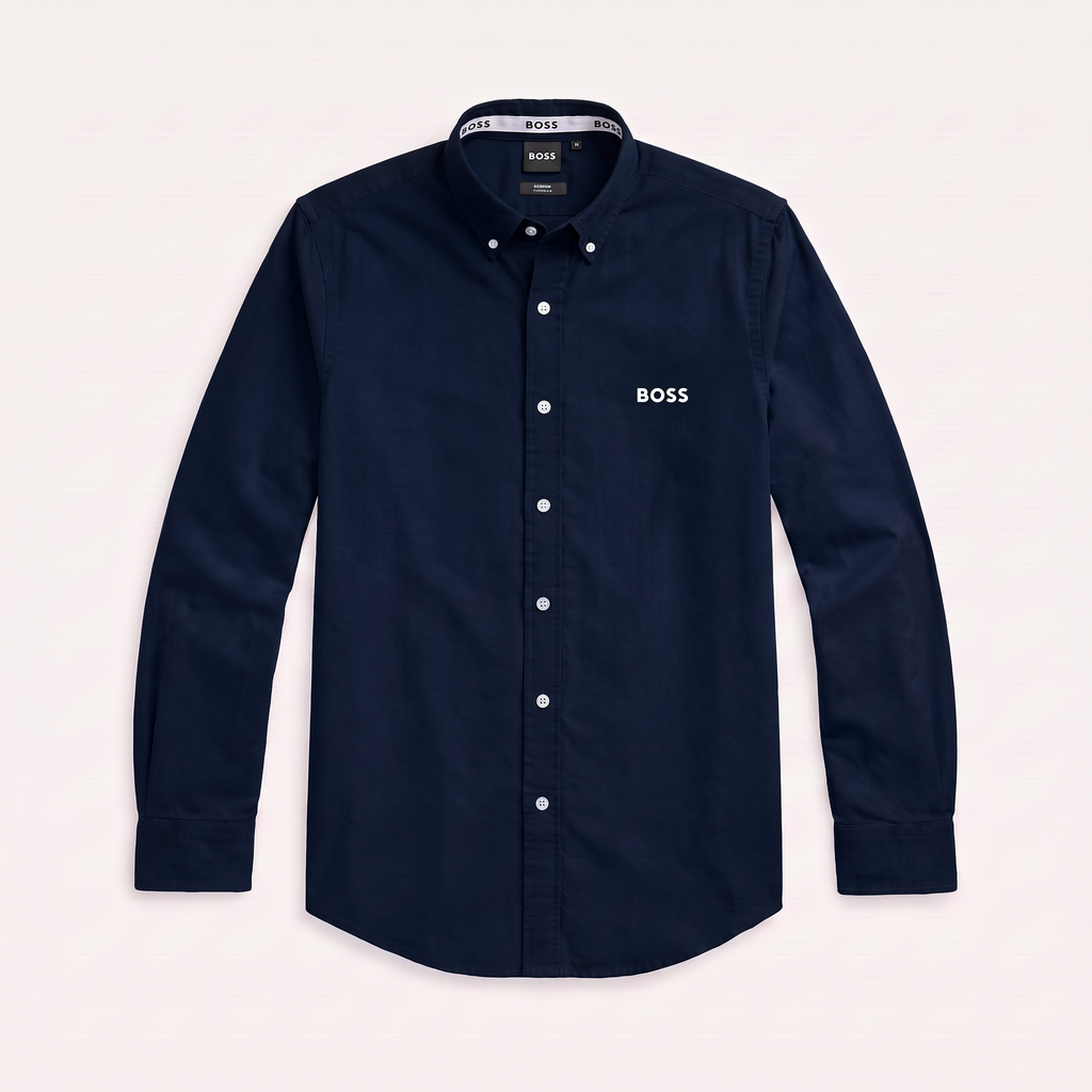 Camisa 50009 Azul Oscuro para hombre