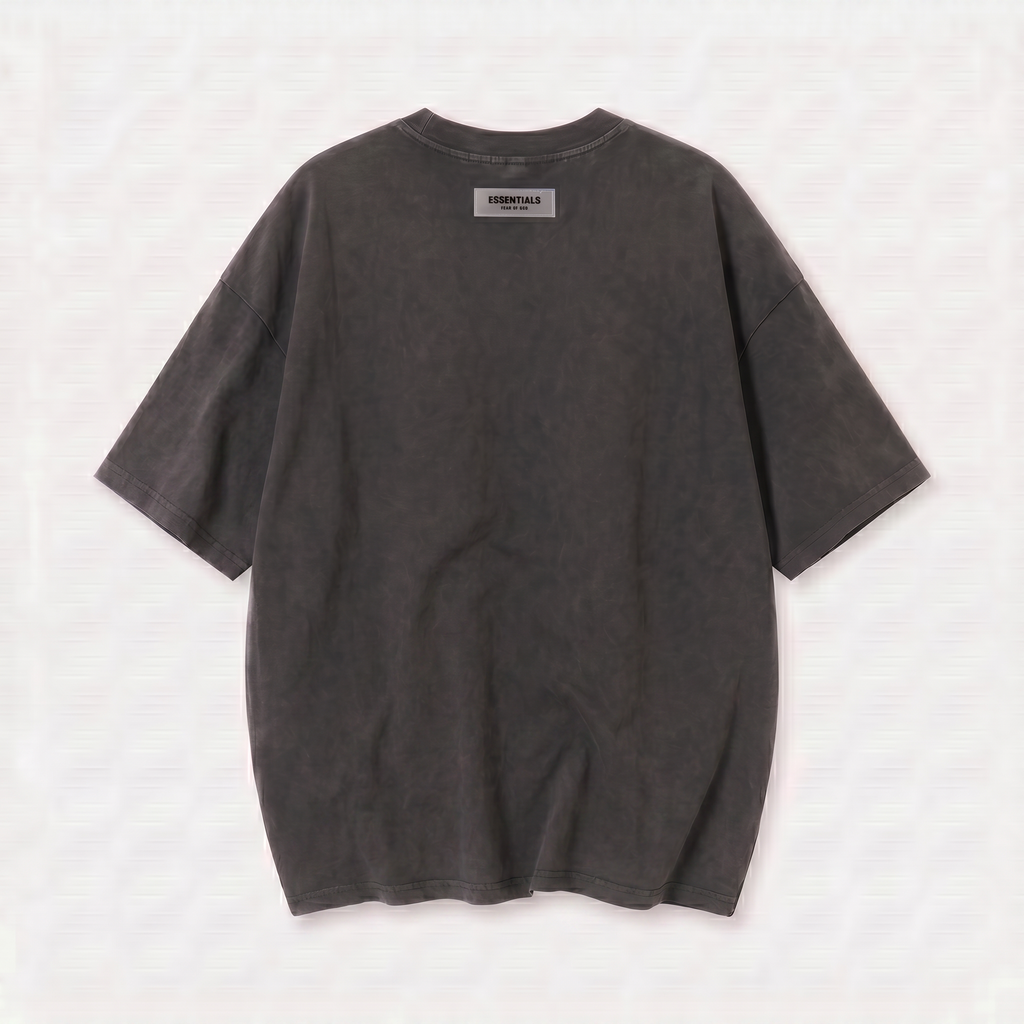 Camiseta 528001*1 Oversize Pickling Negra/Azul Para Hombre