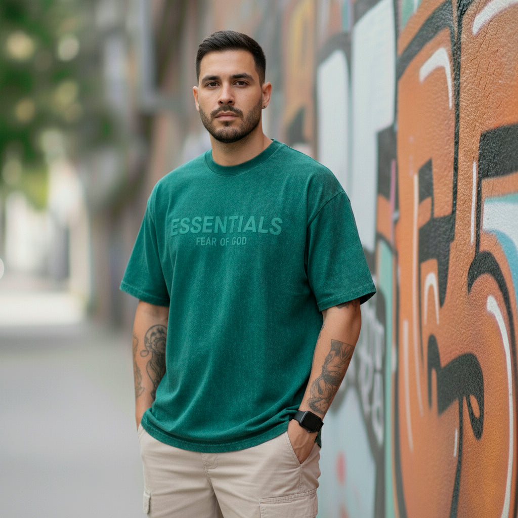 Camiseta 528001*1 Oversize Pickling Verde