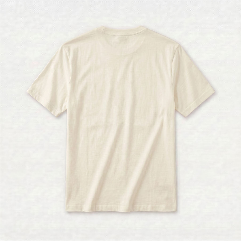 Camiseta 786891 Basica Crema para hombre