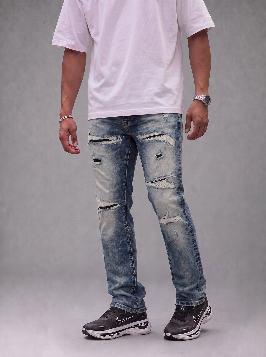 Jean PP PU033 Azul Para Hombre