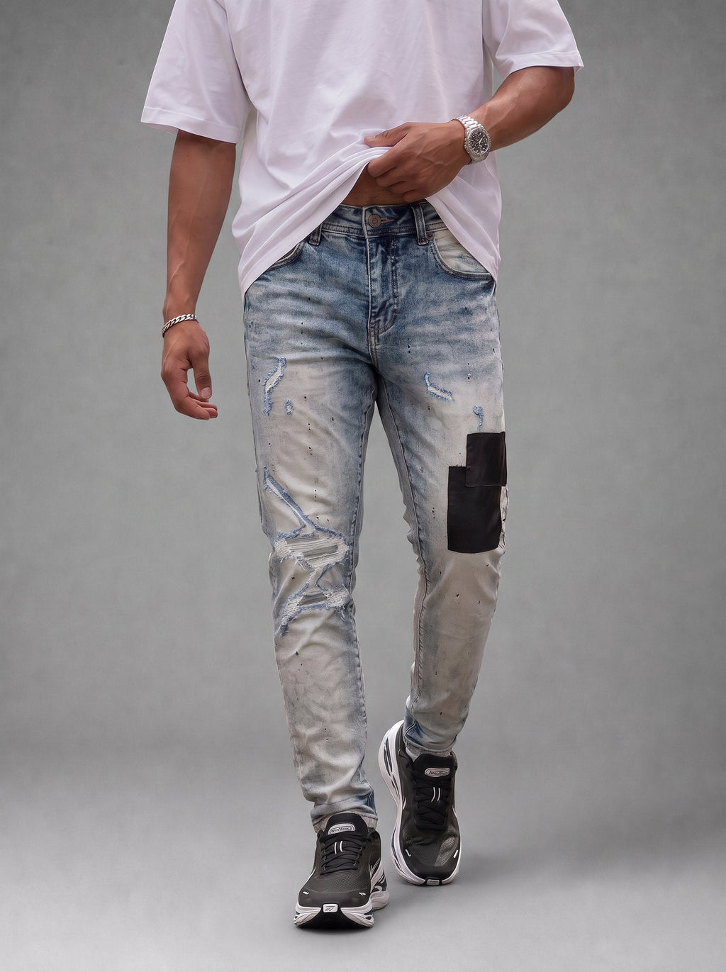 Jean PP PUD044 Azul Para Hombre