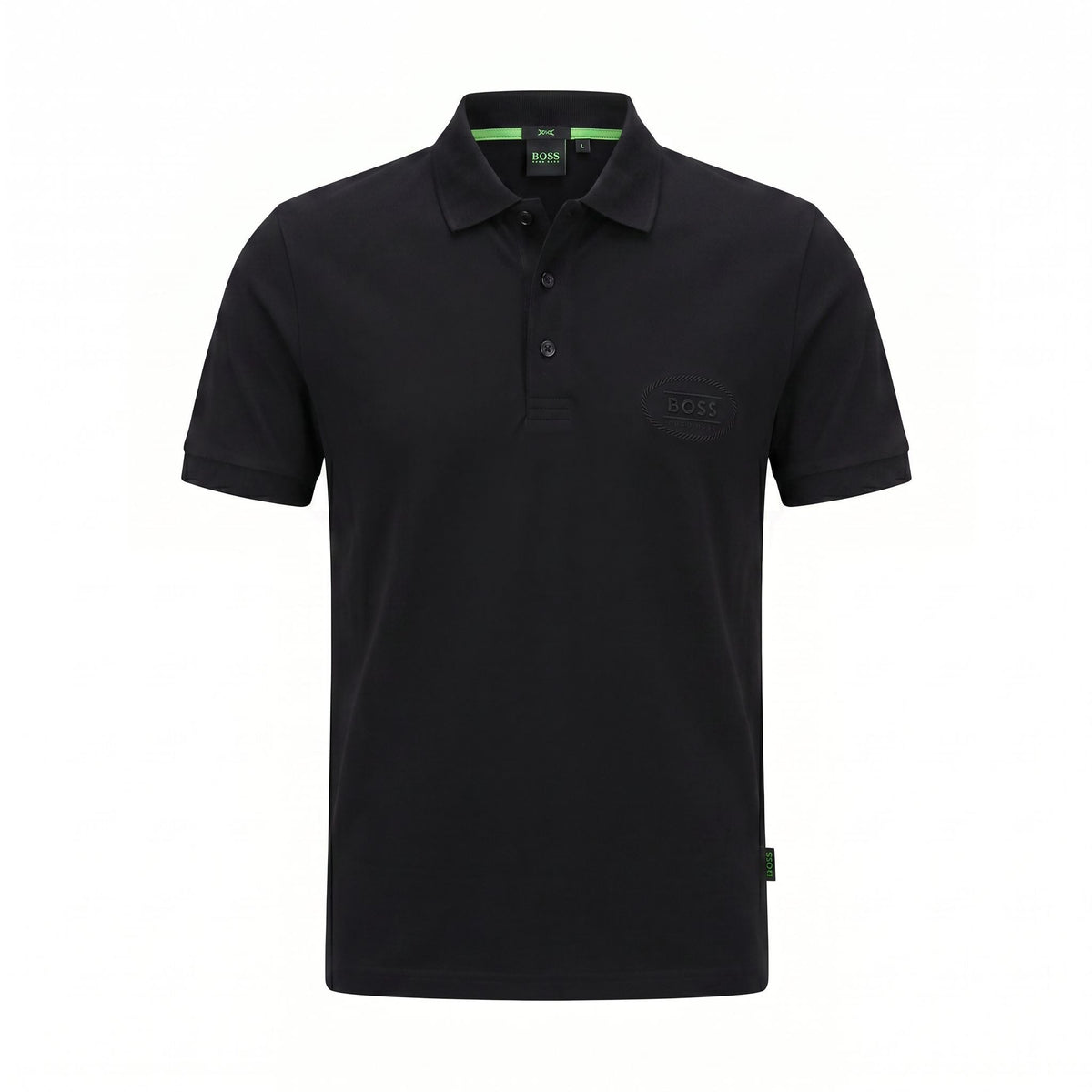 Camiseta 185024 Tipo Polo Negro para hombre