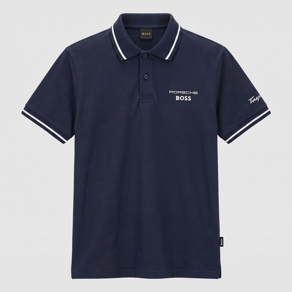 Camiseta 185023 Tipo Polo Azul Oscuro para hombre