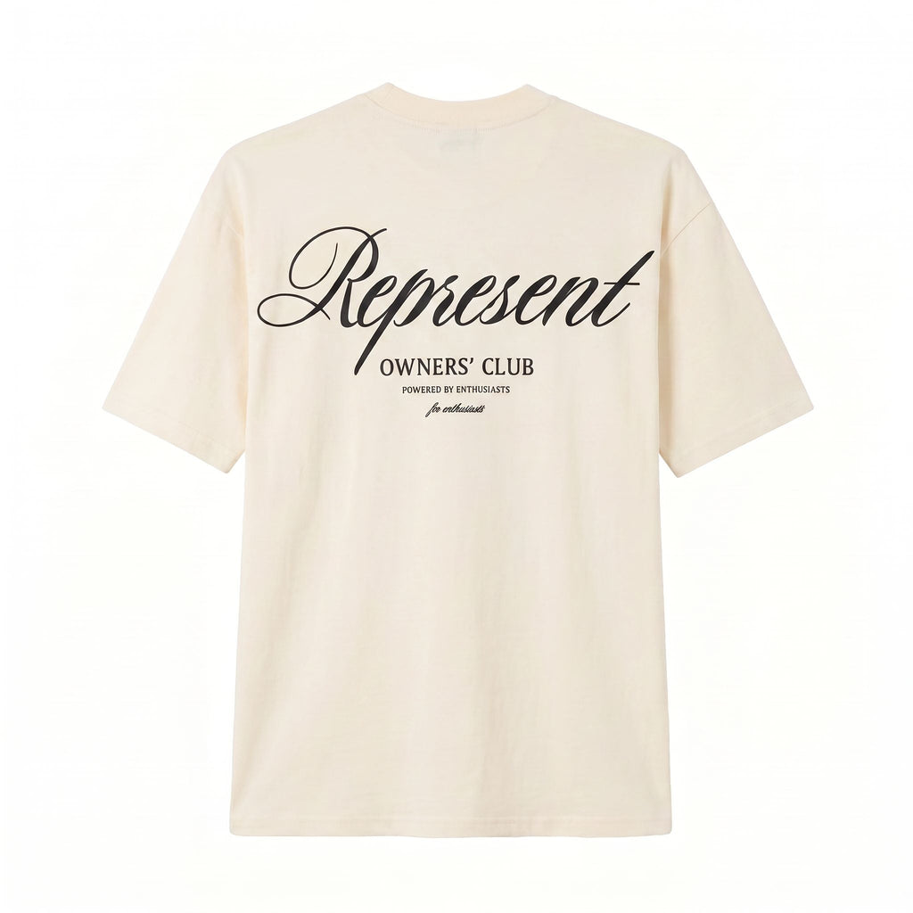 Camiseta 788331 Oversize Crema para hombre