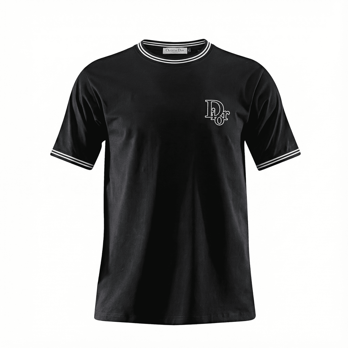 Camiseta 66020 Básica Negra Para Hombre