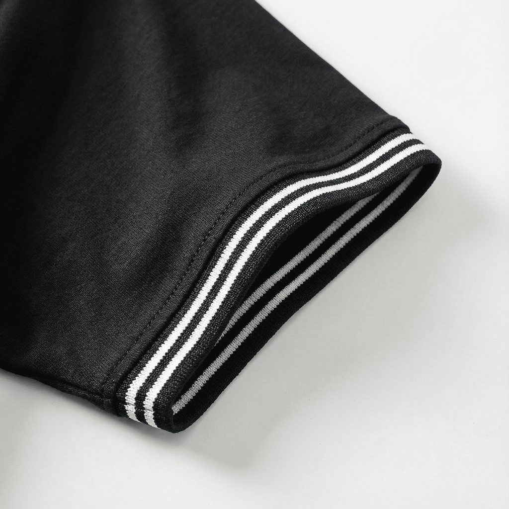 Camiseta 66020 Básica Negra Para Hombre