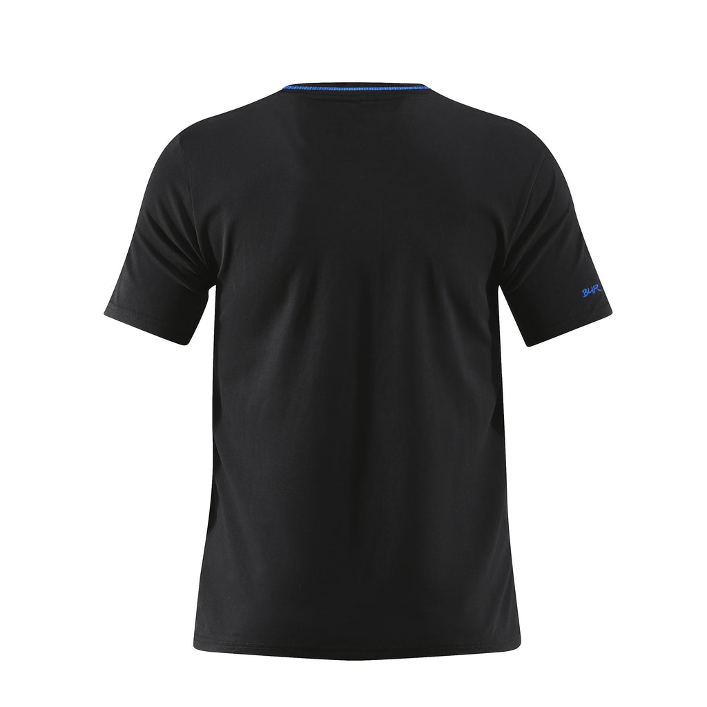 Camiseta 66021 Básica Negra Para Hombre
