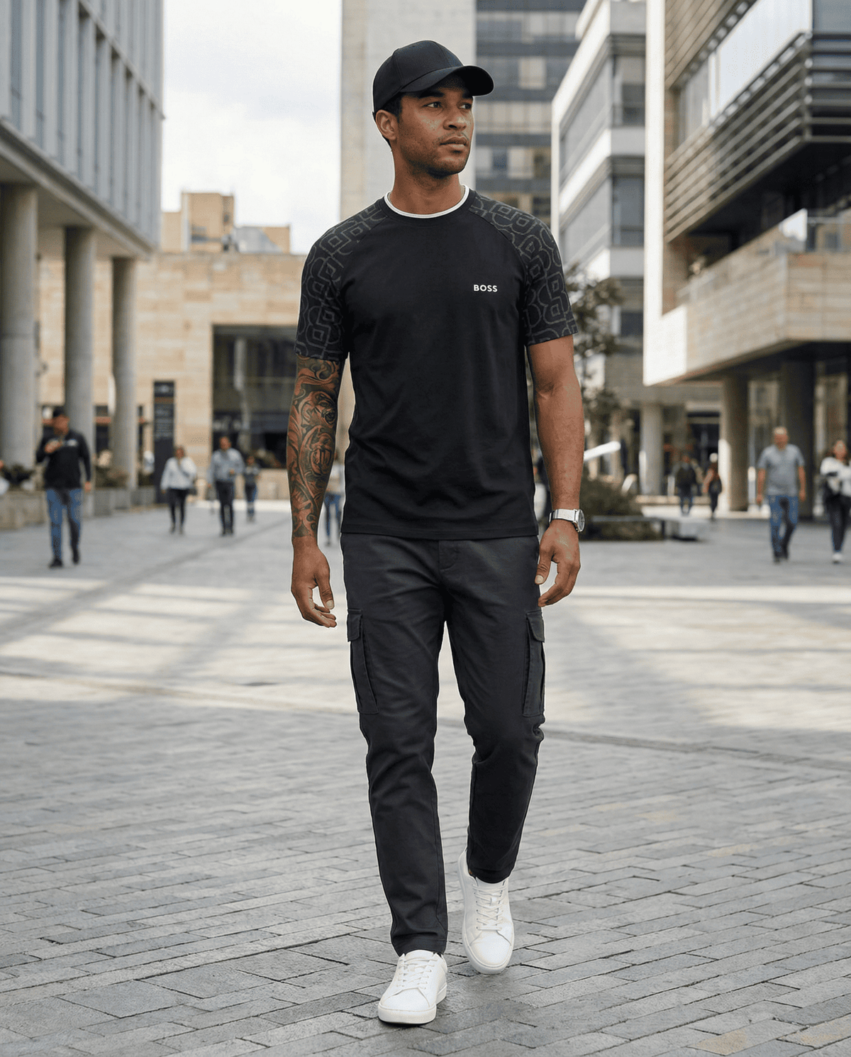 Camiseta 66047 Básica Gris Para Hombre