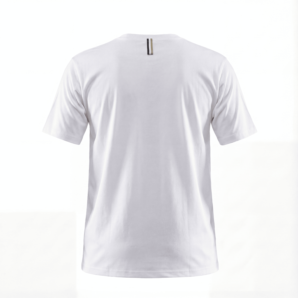 Camiseta B66048 Básica Blanca Para Hombre