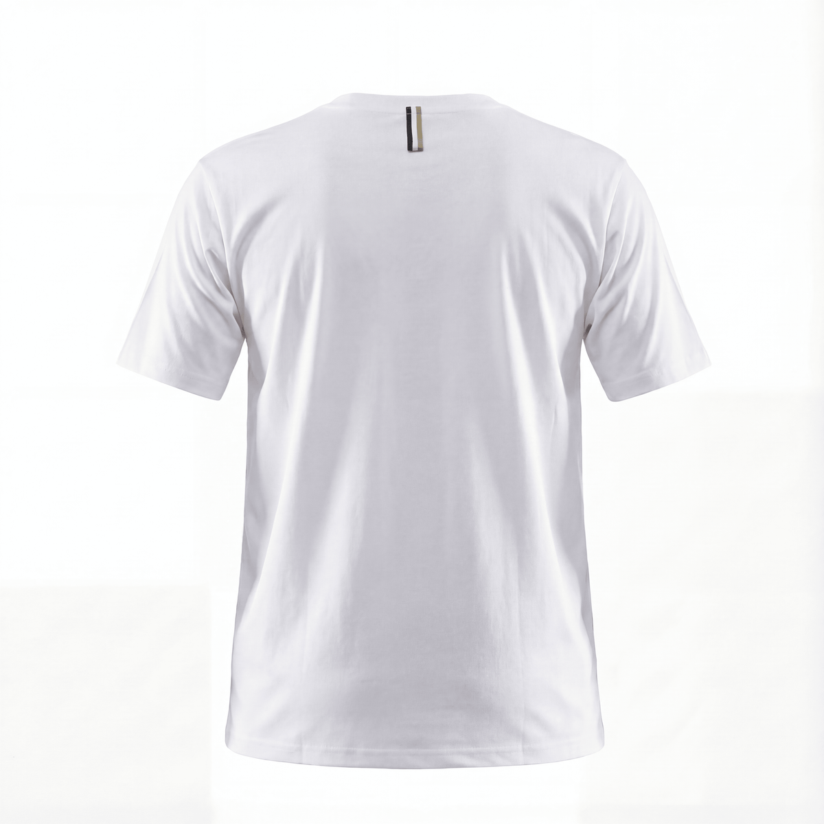 Camiseta B66048 Básica Blanca Para Hombre