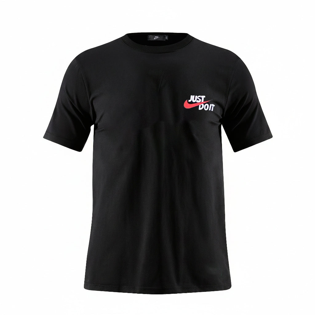 Camiseta 66059 Estampada Negra Para Hombre