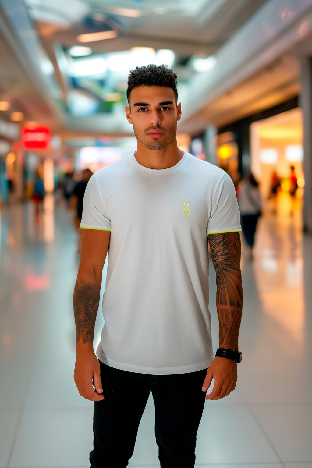 Camiseta 66433 Basica Blanca Para Hombre