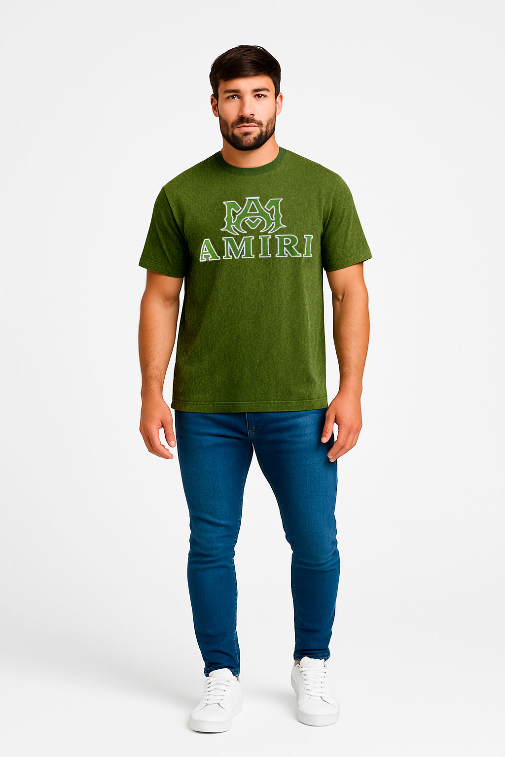Camiseta 66636  Estampada Pickling Drak Green Para Hombre
