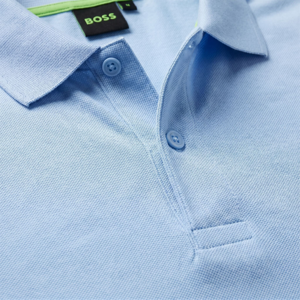 Camiseta 185022 Tipo Polo Azul Claro para hombre