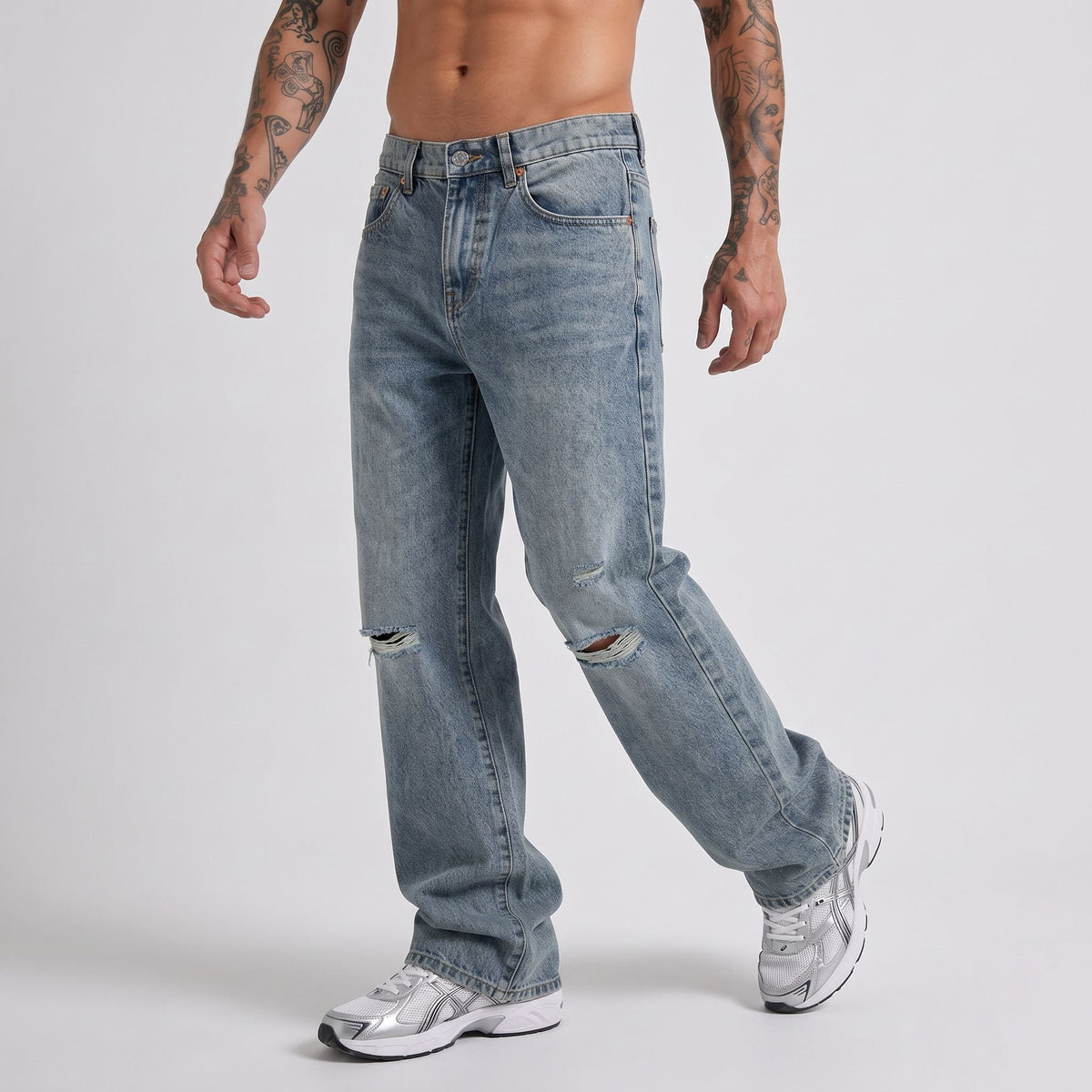 Jean PP U025L Azul Para Hombre