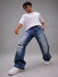Jean PP PU022L Azul Para Hombre