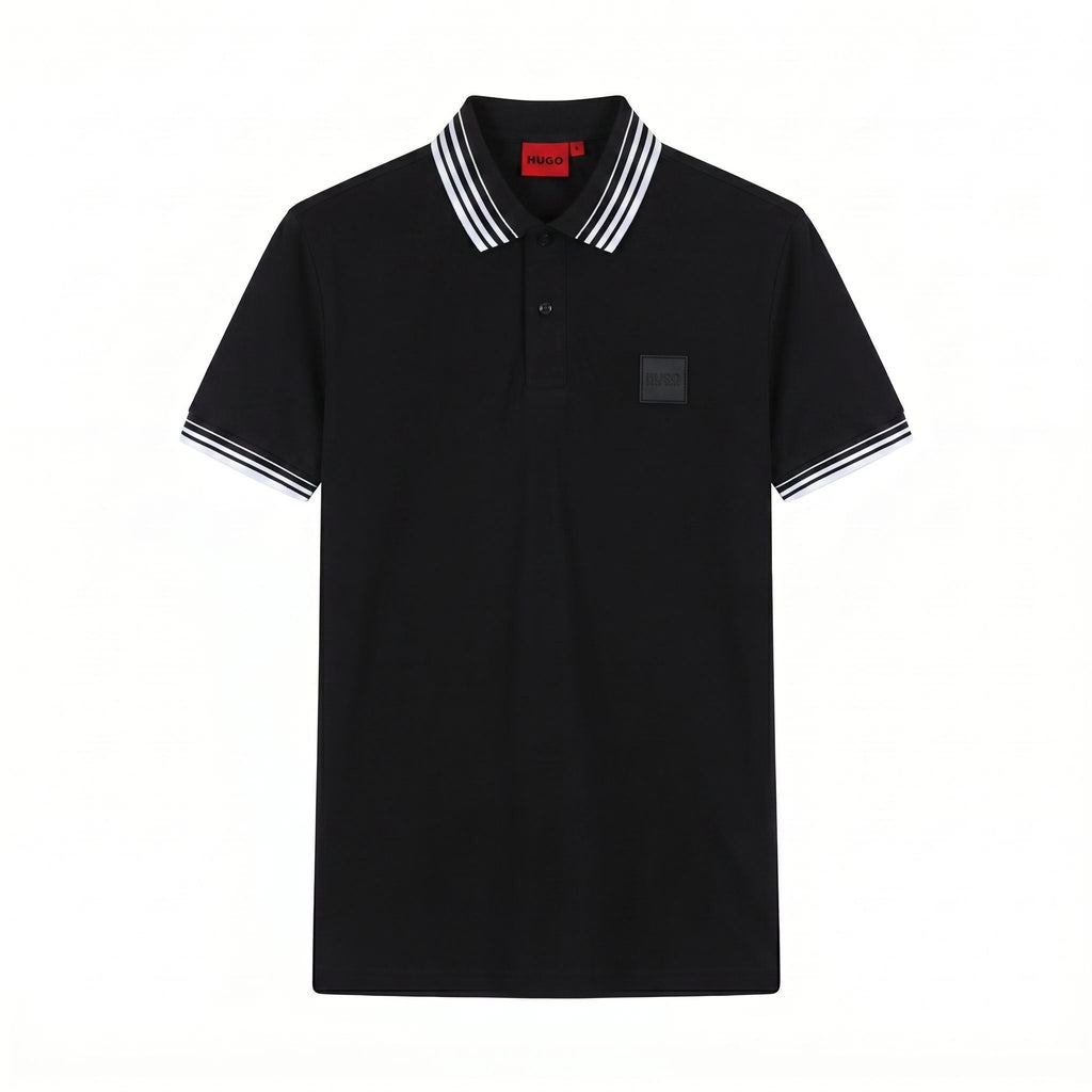 Camiseta 918022 Tipo Polo Negro para hombre